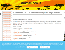 Tablet Screenshot of animaliconla.it